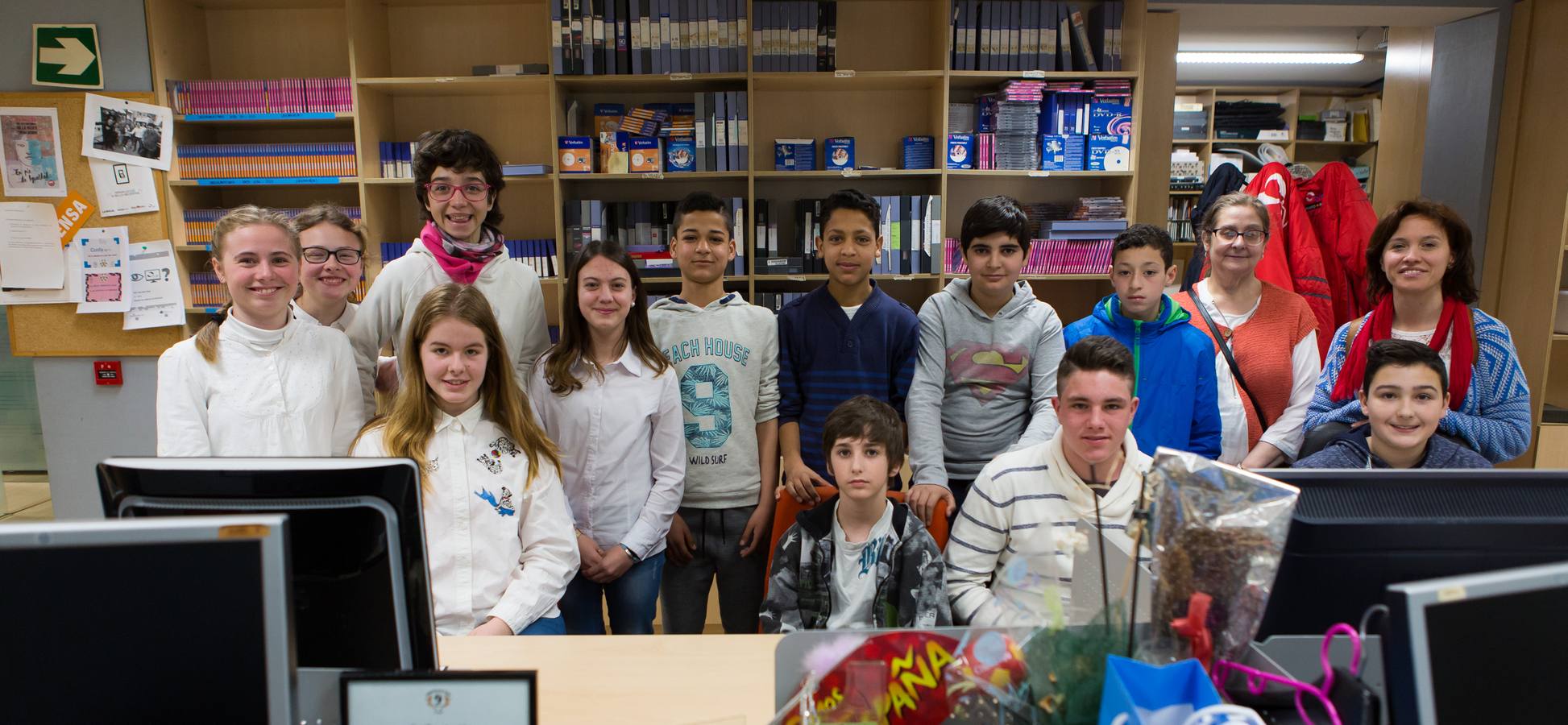 Los alumnos de 2º de la ESO del IES Celso Díaz, de Arnedo, visitan la multimedia de Diario LA RIOJA