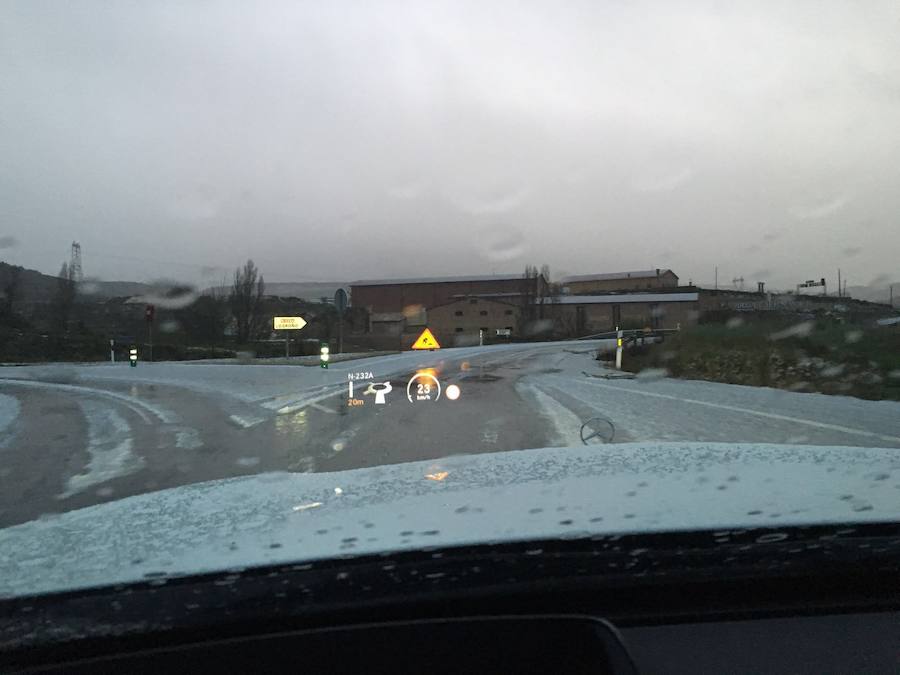 Cruce en San Vicente de la Sonsierra. 