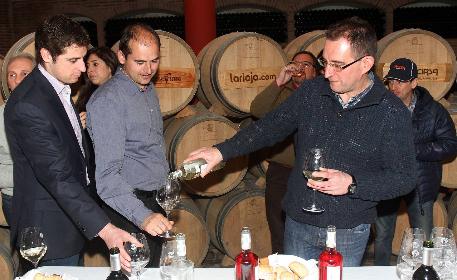 Cena de la Vuelta Ciclista a La Rioja 2016 en Bodegas Altanza