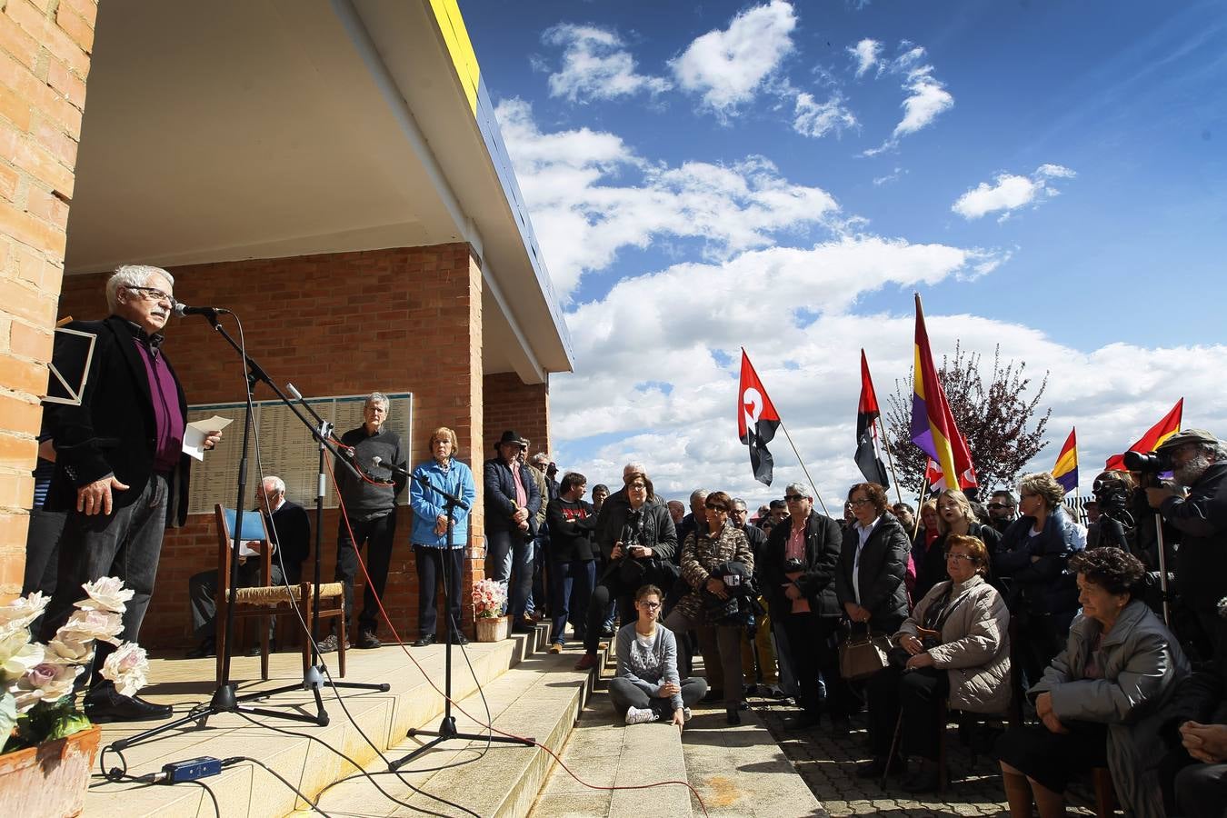 Inauguración del mapa de los presos de La Barranca