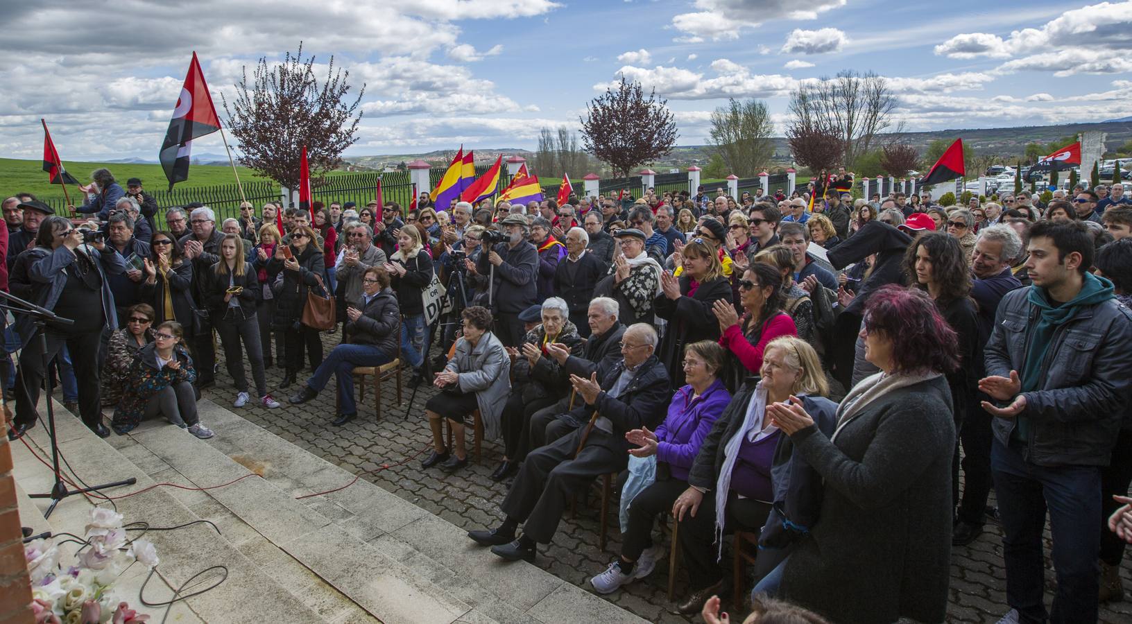 Inauguración del mapa de los presos de La Barranca