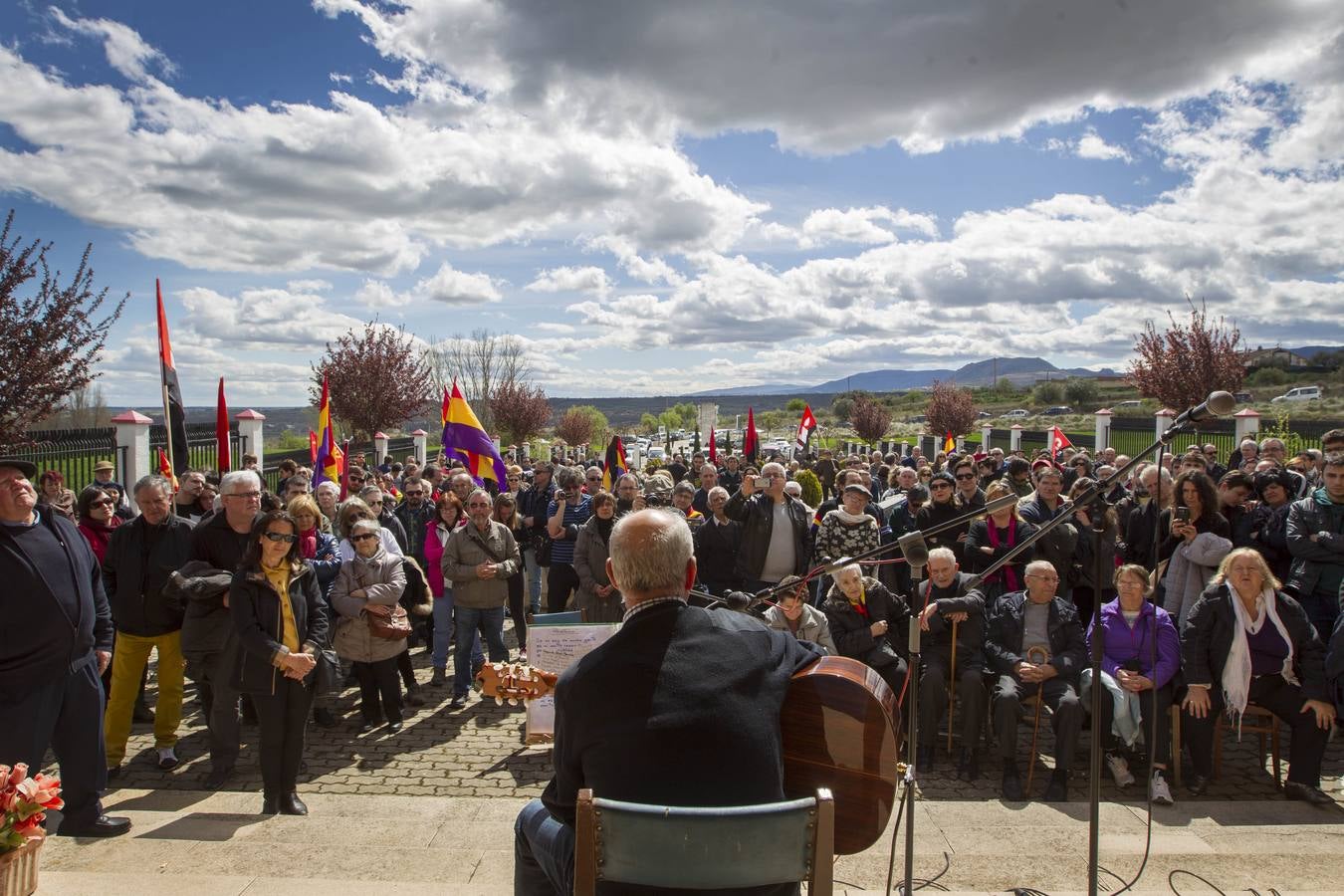 Inauguración del mapa de los presos de La Barranca