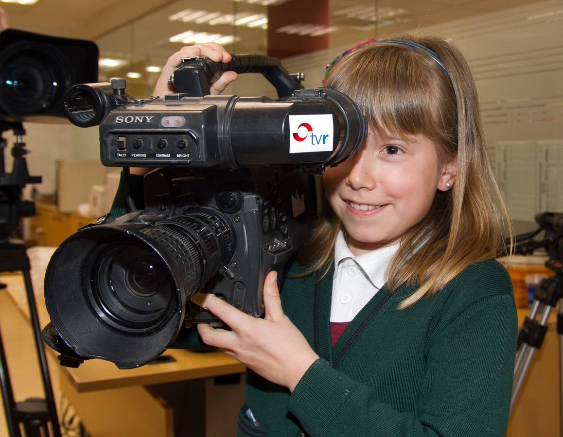 Los alumnos de 4º de Primaria del Colegio Divino Maestro visitan la multimedia de Diario LA RIOJA