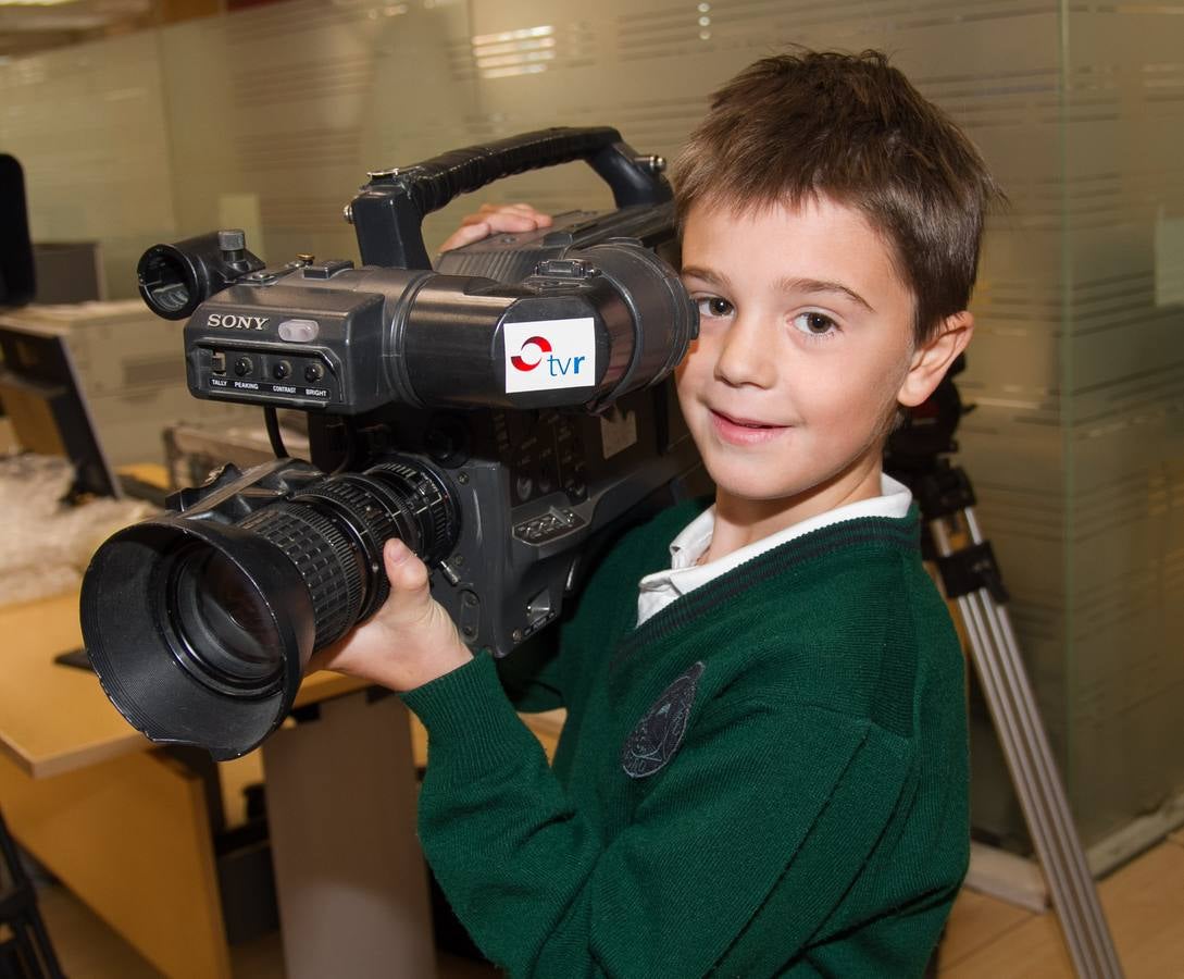 Los alumnos de 4º de Primaria del Colegio Divino Maestro visitan la multimedia de Diario LA RIOJA