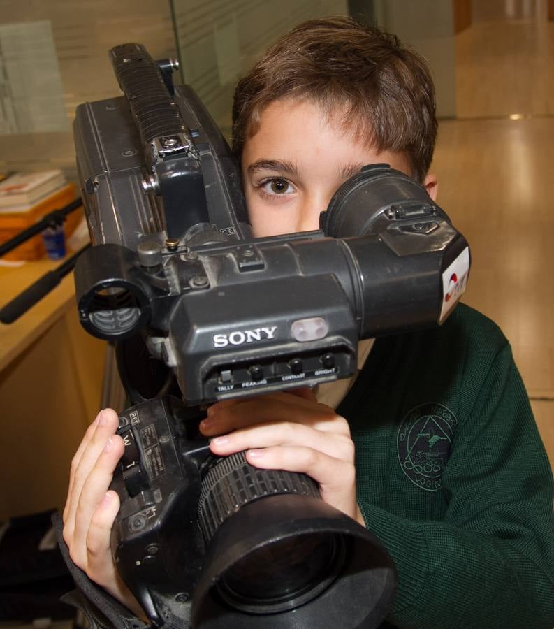 Los alumnos de 4º de Primaria del Colegio Divino Maestro visitan la multimedia de Diario LA RIOJA