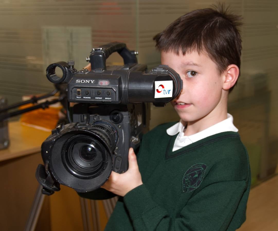 Los alumnos de 4º de Primaria del Colegio Divino Maestro visitan la multimedia de Diario LA RIOJA