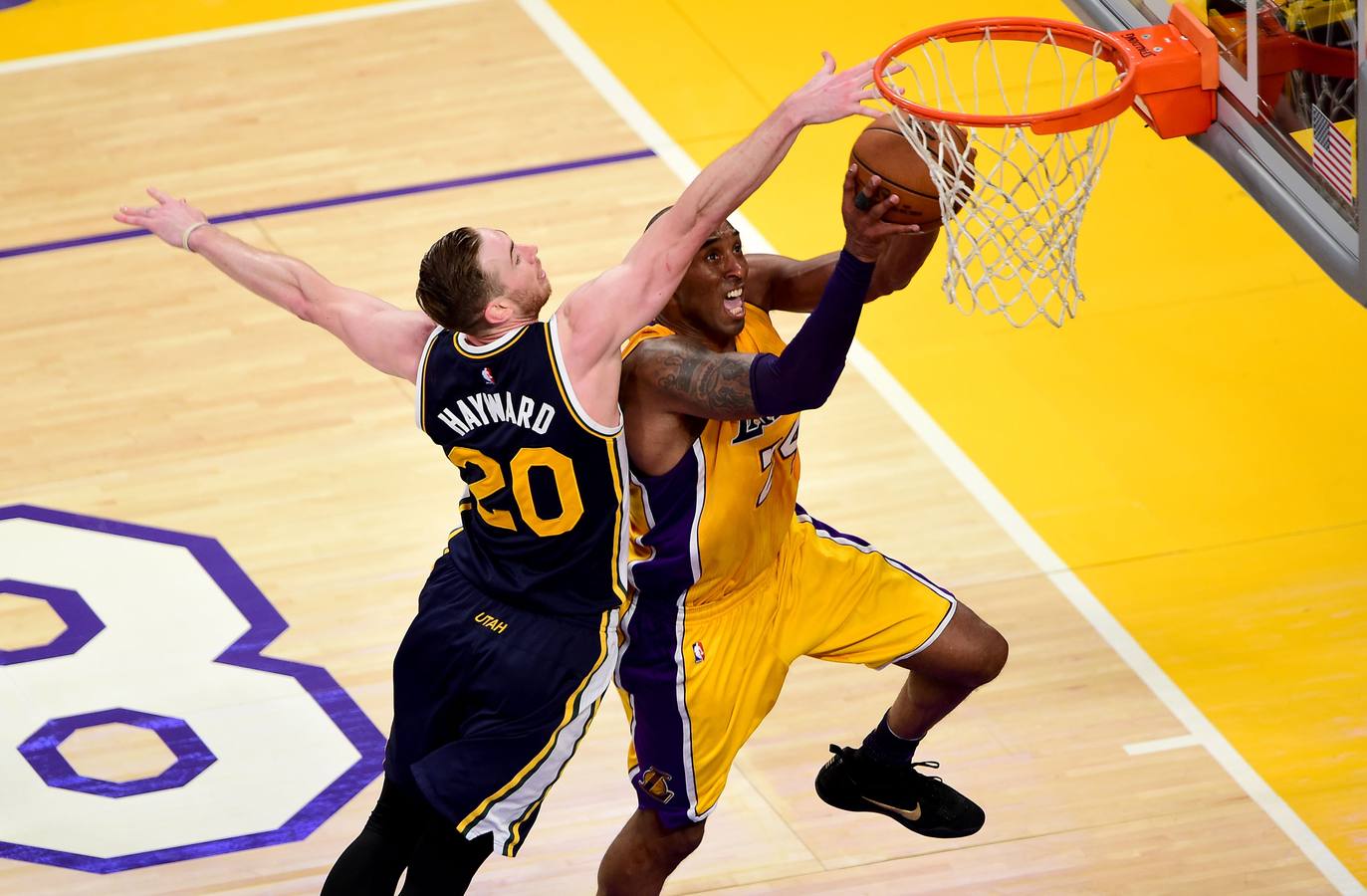 El último partido de Kobe Bryant