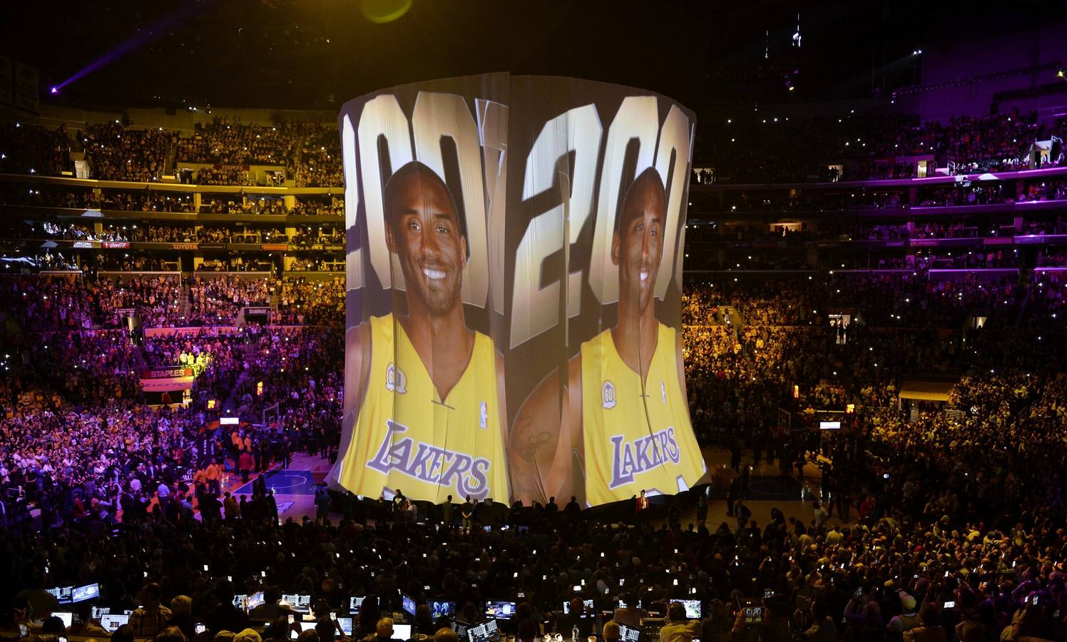 El último partido de Kobe Bryant