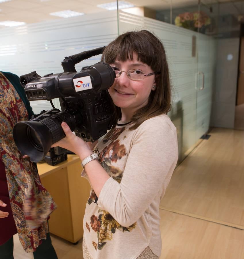 Los alumnos de 5º B del Colegio Escolapios ha visitado la multimedia de Diario LA RIOJA