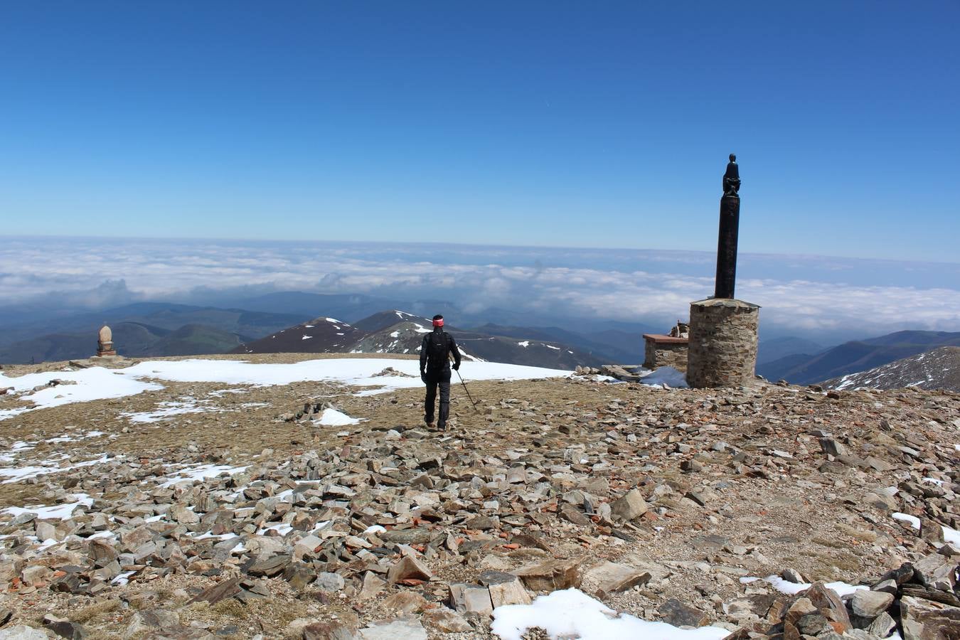 Empieza a retirarse la nieve del San Lorenzo