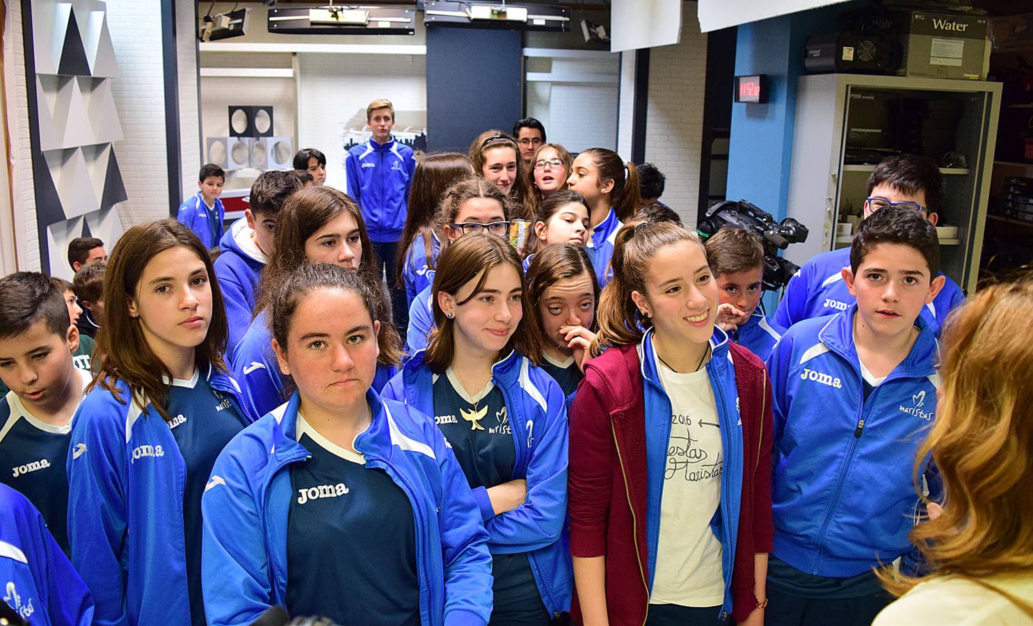 Los alumnos de 1º B de la ESO de Maristas visitan la multimedia de Diario LA RIOJA