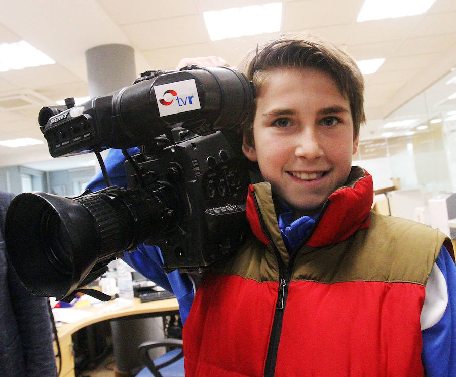Visita de los alumnos de Maristas (I)