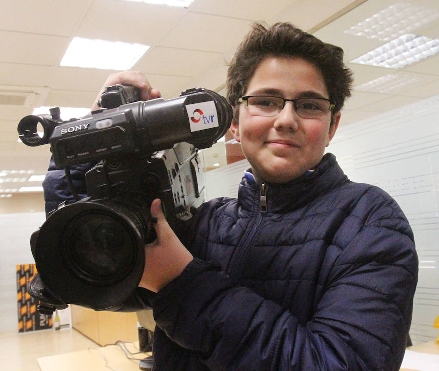 Visita de los alumnos de Maristas (I)