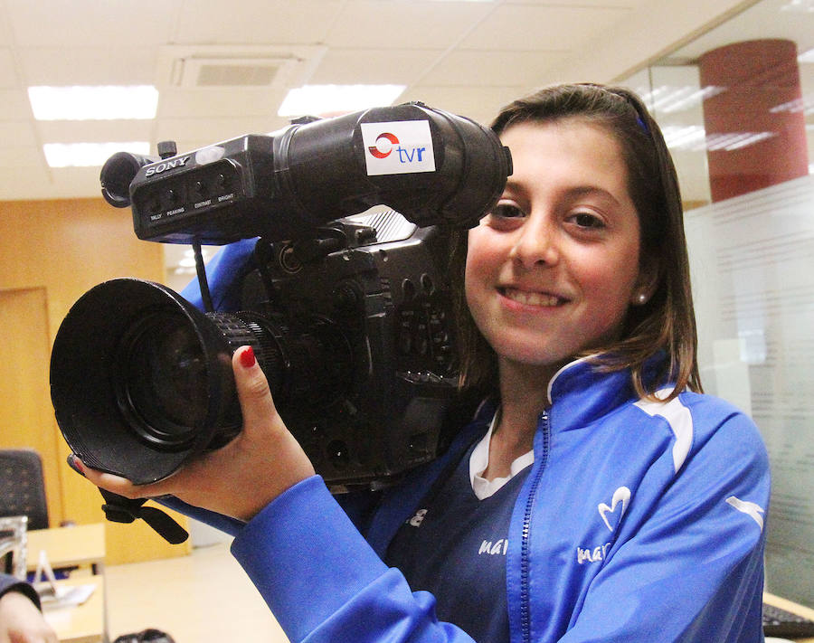 Visita de los alumnos de Maristas (I)