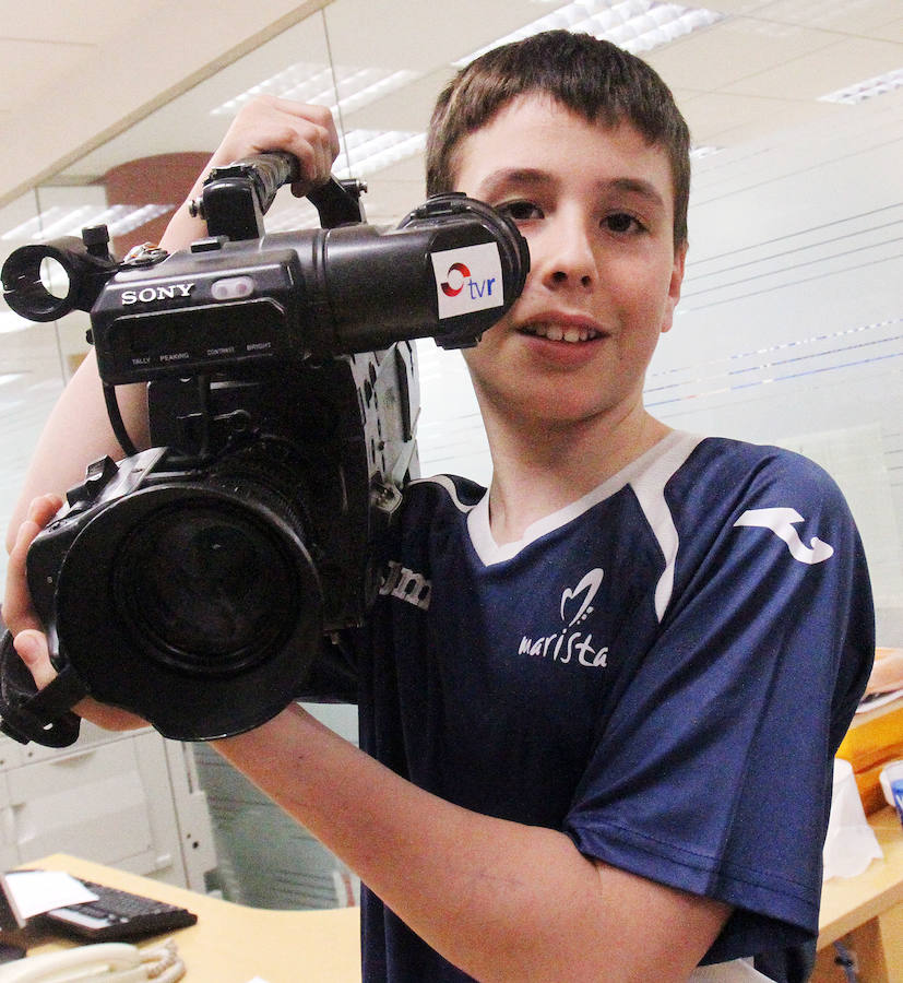 Visita de los alumnos de Maristas (I)