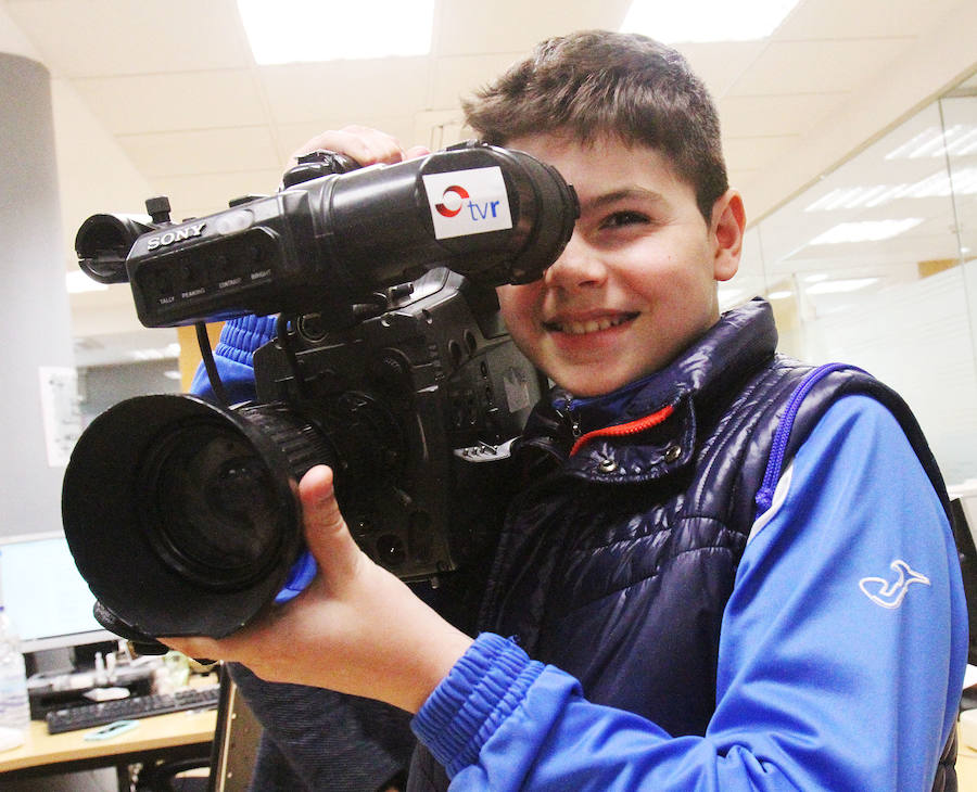 Visita de los alumnos de Maristas (I)