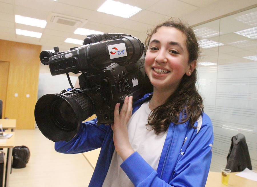 Visita de los alumnos de Maristas (I)