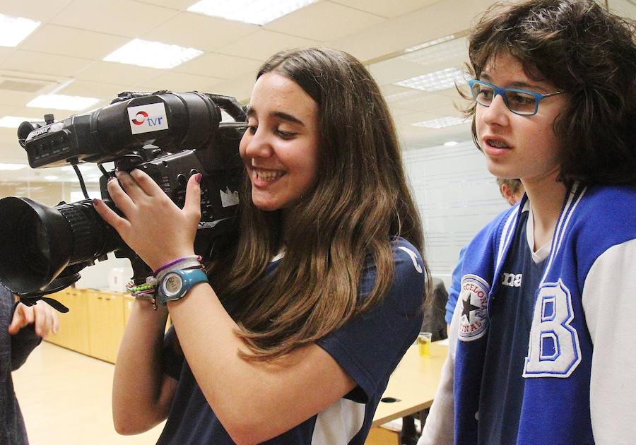 Visita de los alumnos de Maristas (I)