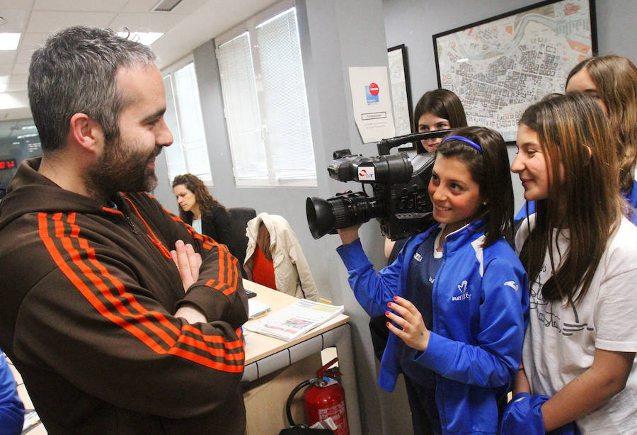 Visita de los alumnos de Maristas (I)