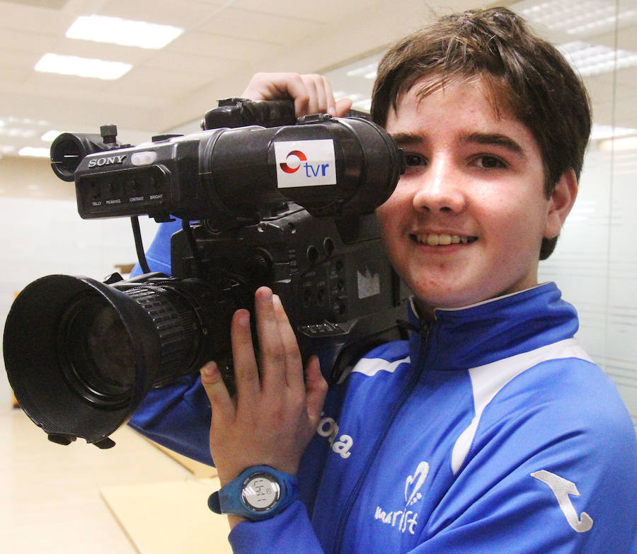 Visita de los alumnos de Maristas (I)