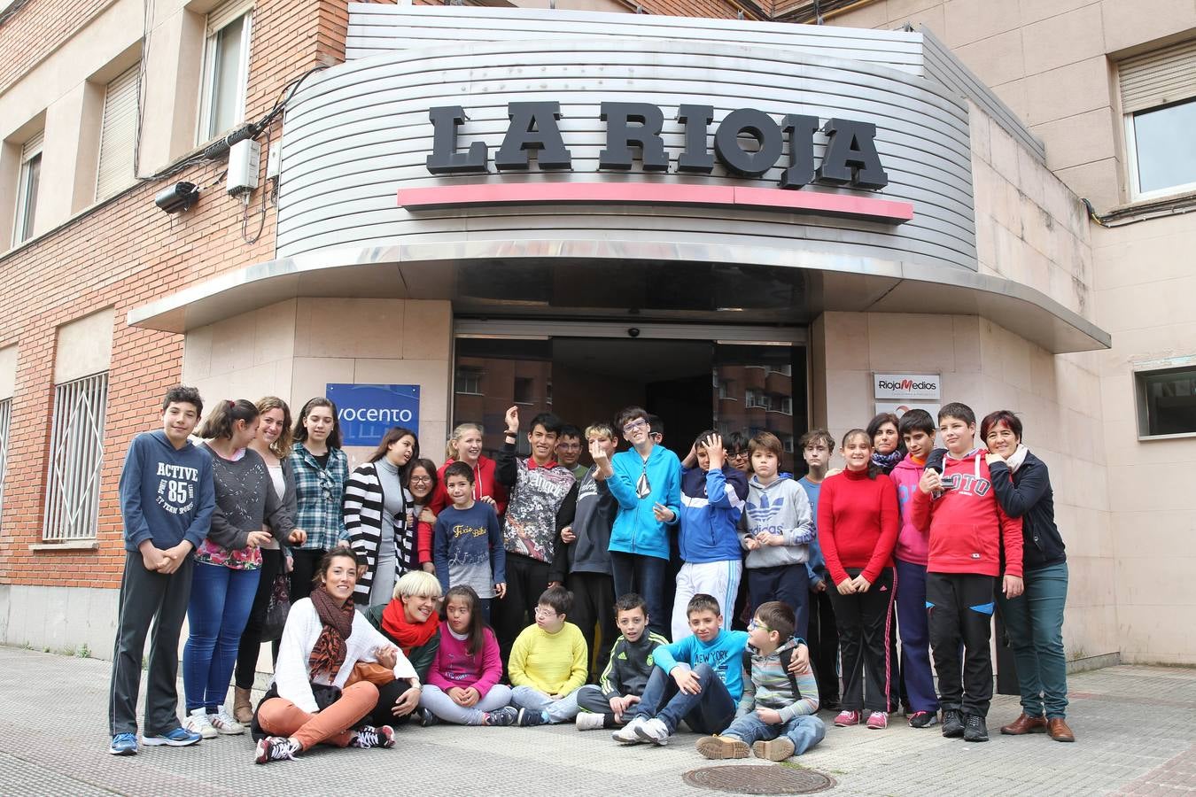 Los alumnos del Colegio Los Ángeles visitan la multimedia de Diario LA RIOJA