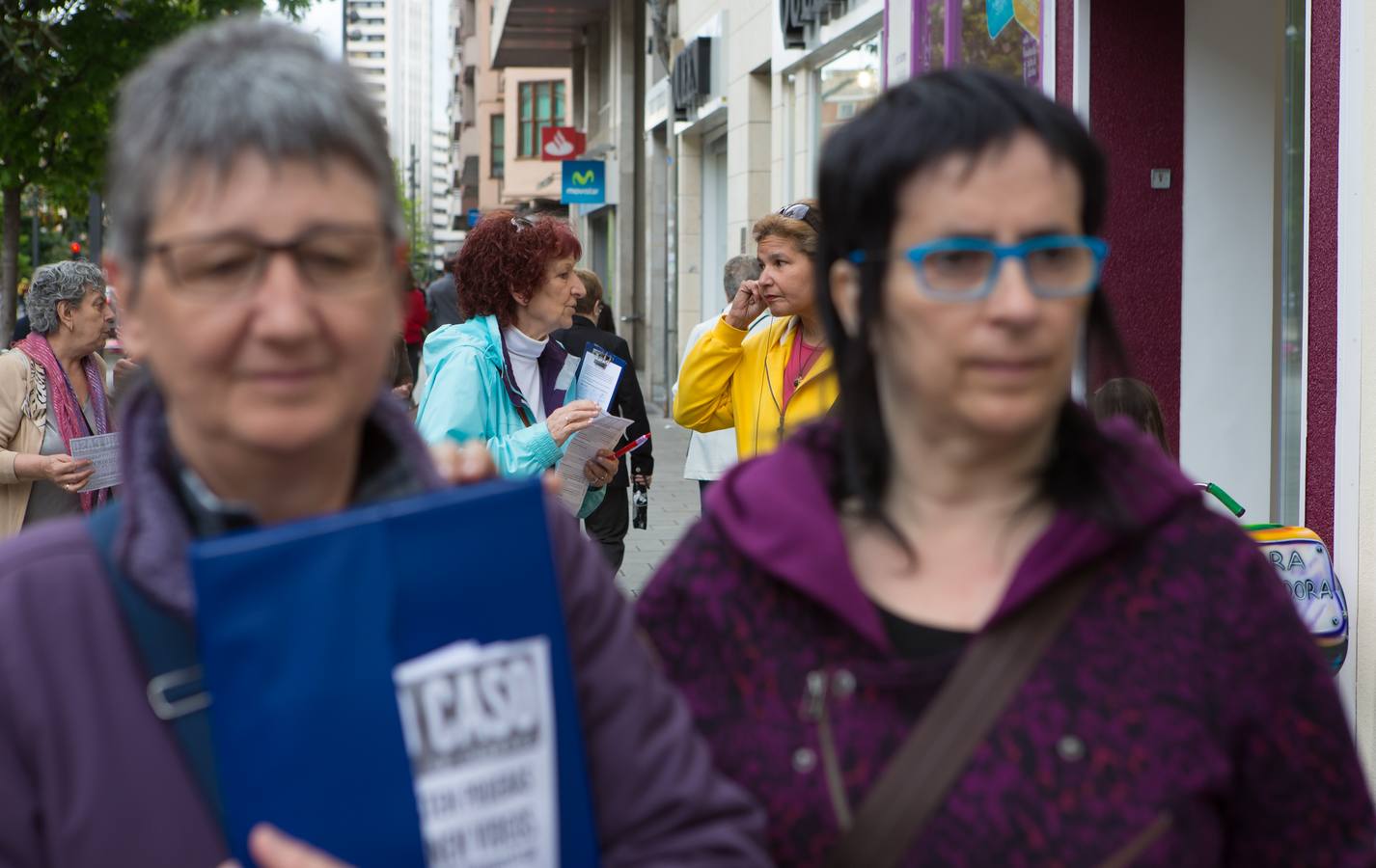 Unas 50 personas piden el fin del proceso contra los detenidos el 14N