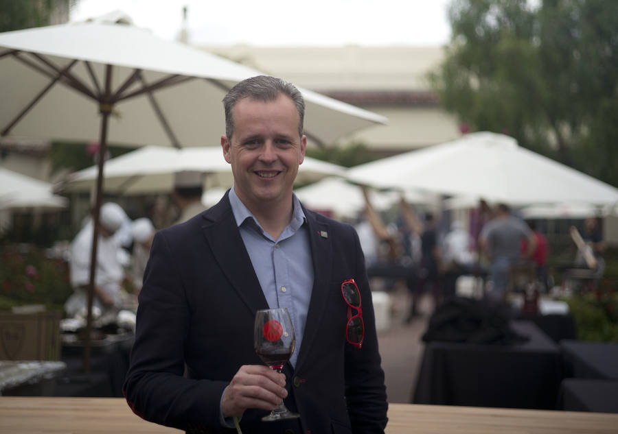 Iñigo Torres, durante el tercer festival anual de vino Rioja &amp; Tapas en Union Station en Los Ángeles, California (Estados Unidos).