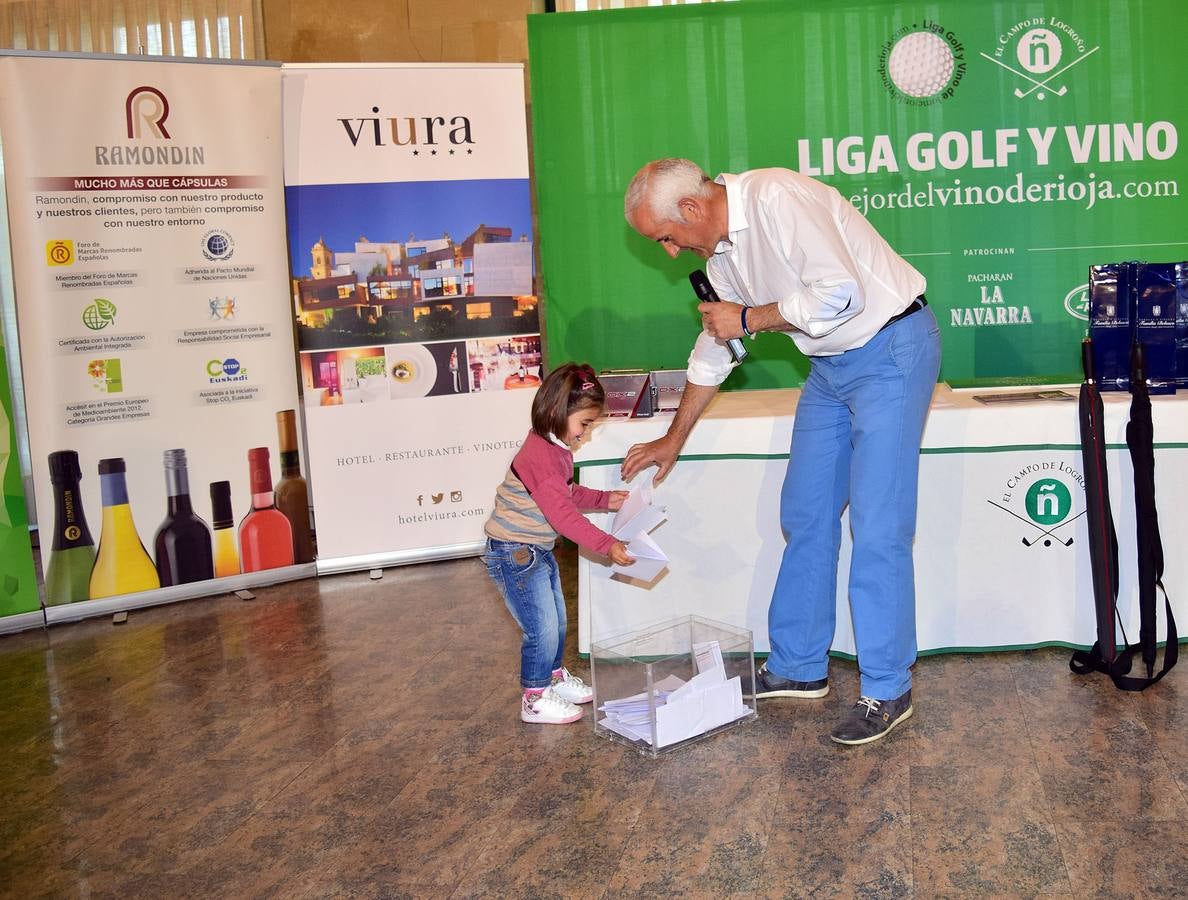 Torneo de Patrocinadores de la Liga Golf y Vino. La entrega de premios (I)