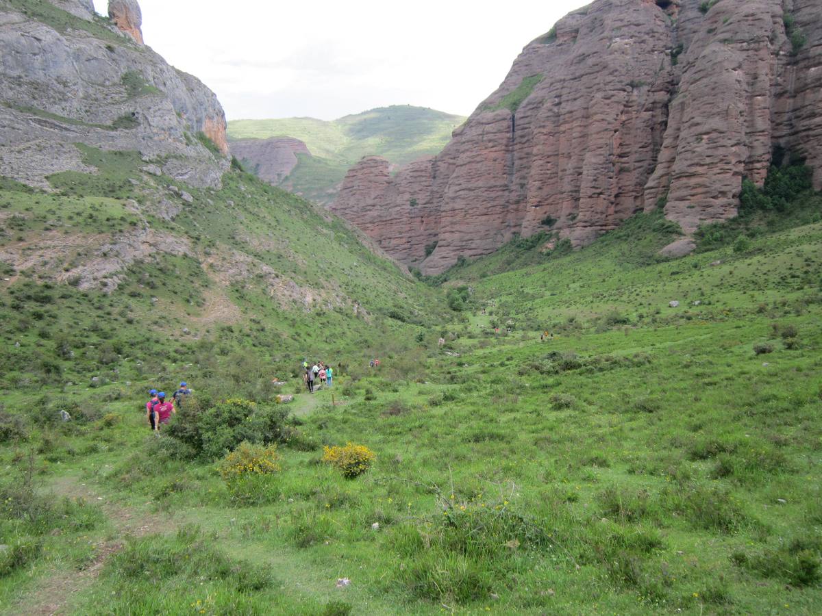 Marcha por los montes de Anguiano