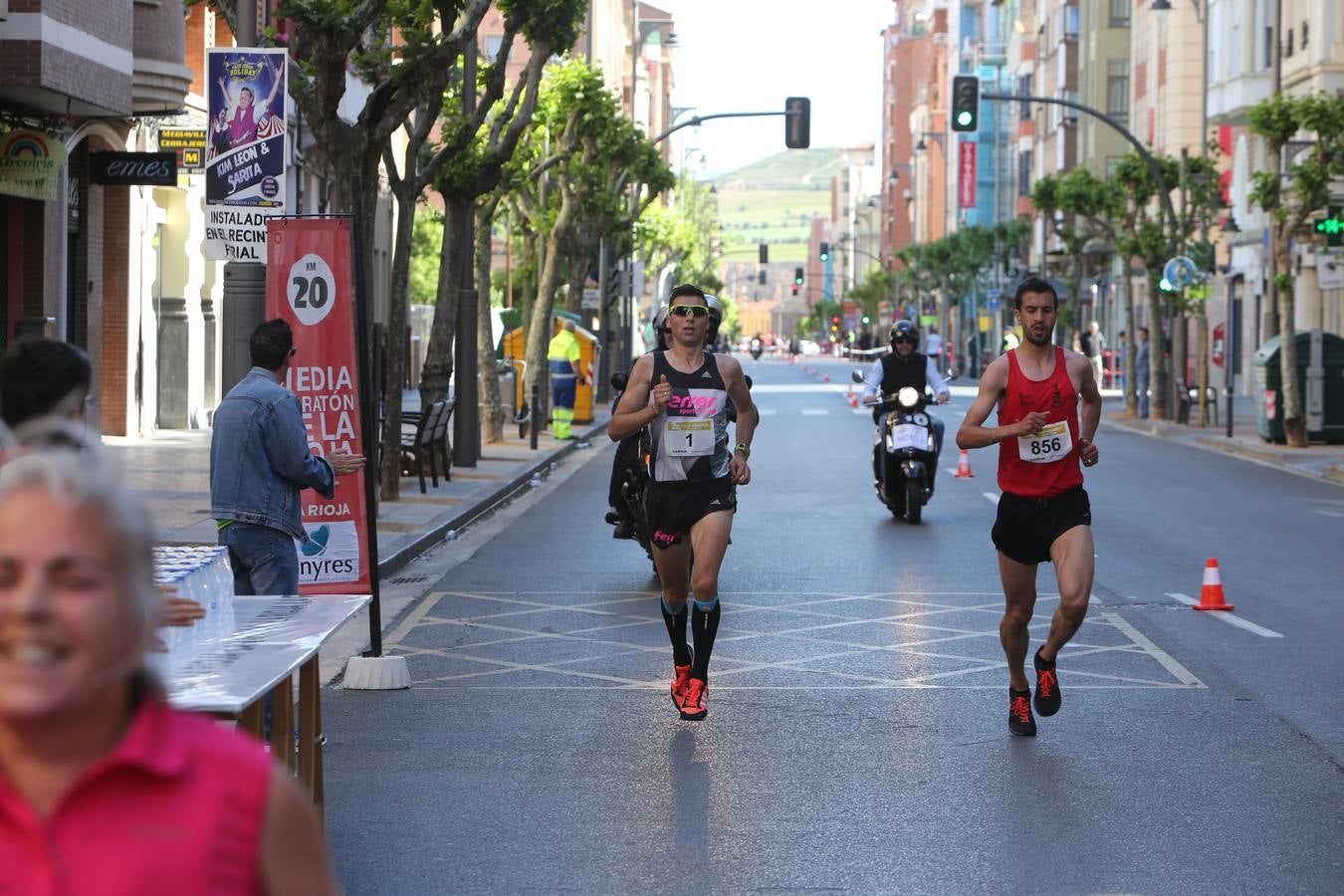 Media Maratón: la carrera de los líderes