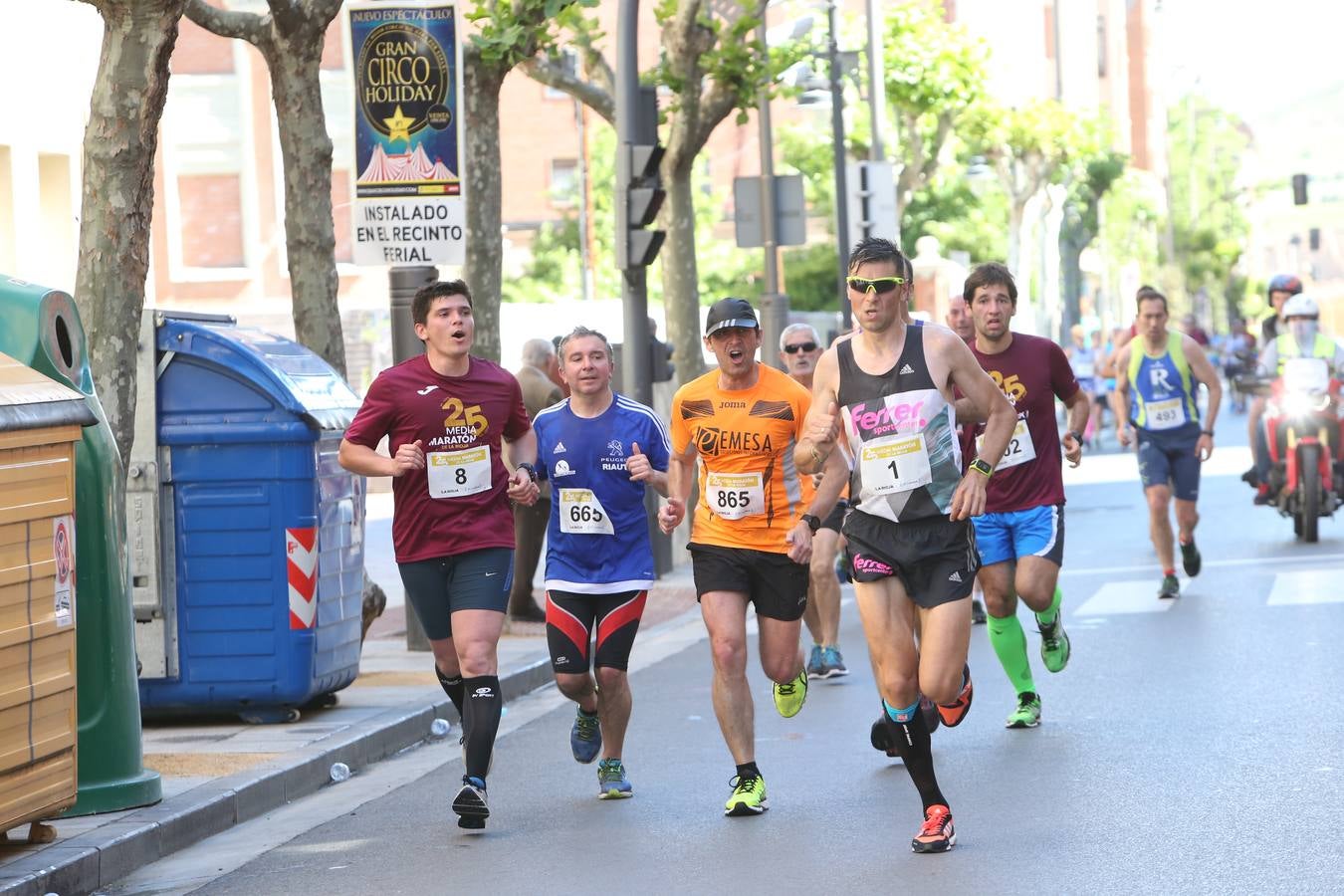 Media Maratón: la carrera de los líderes