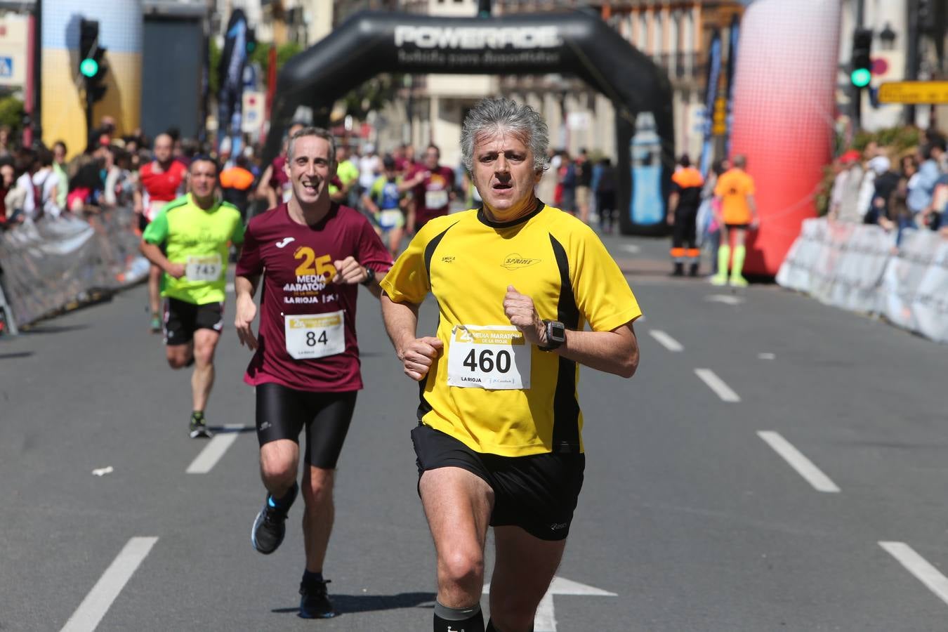 El gran momento de la llegada (v)