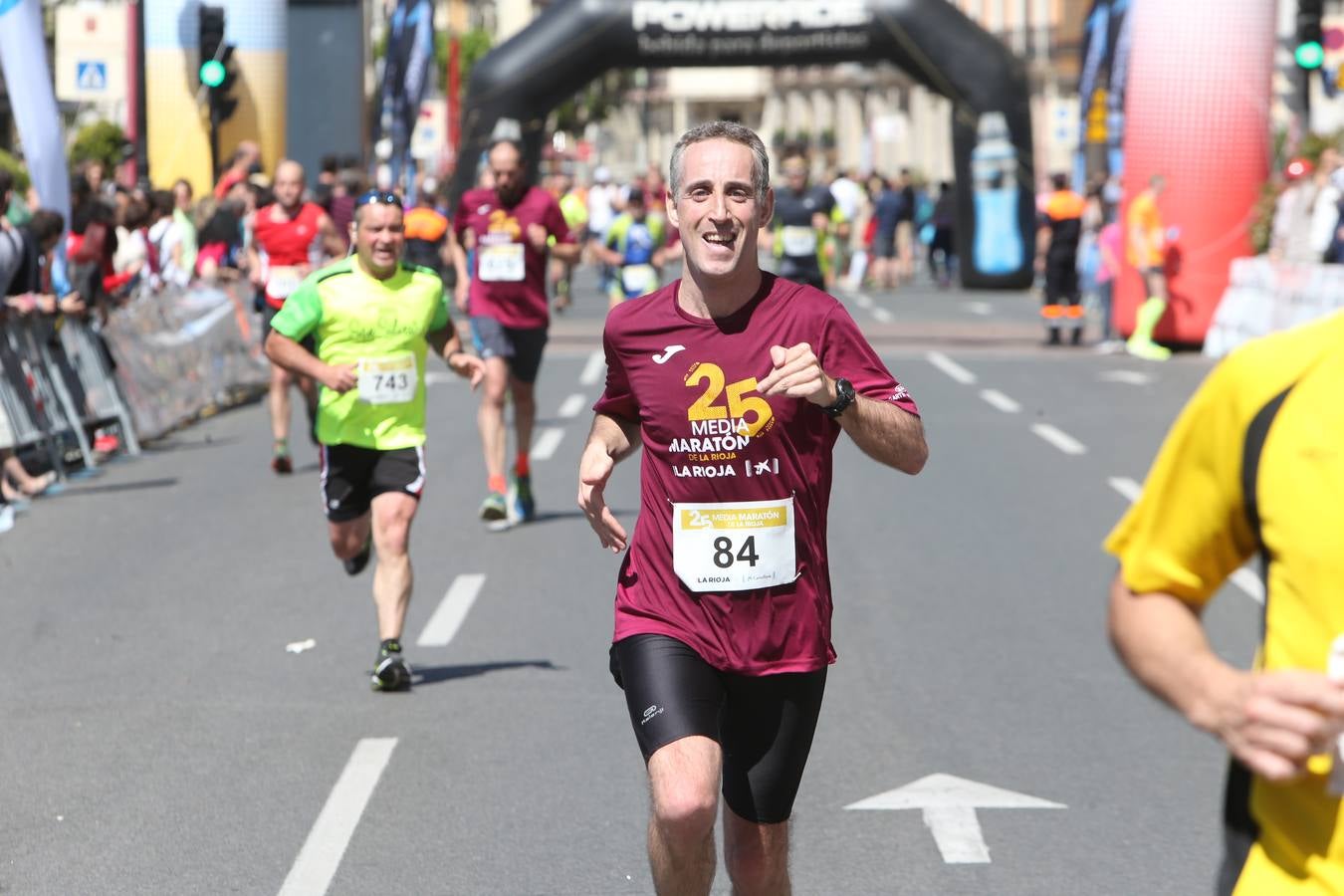 El gran momento de la llegada (v)