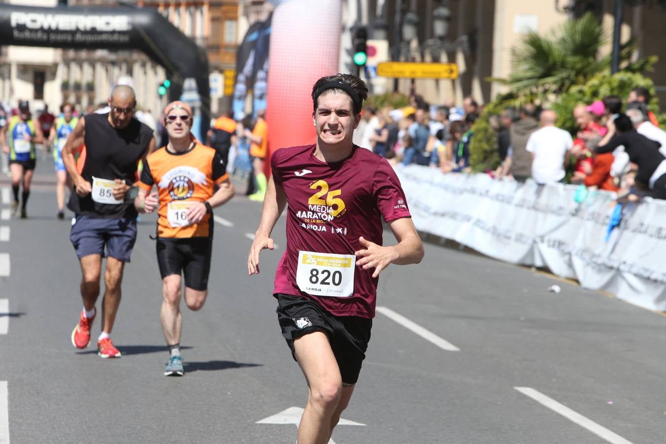 El gran momento de la llegada (v)