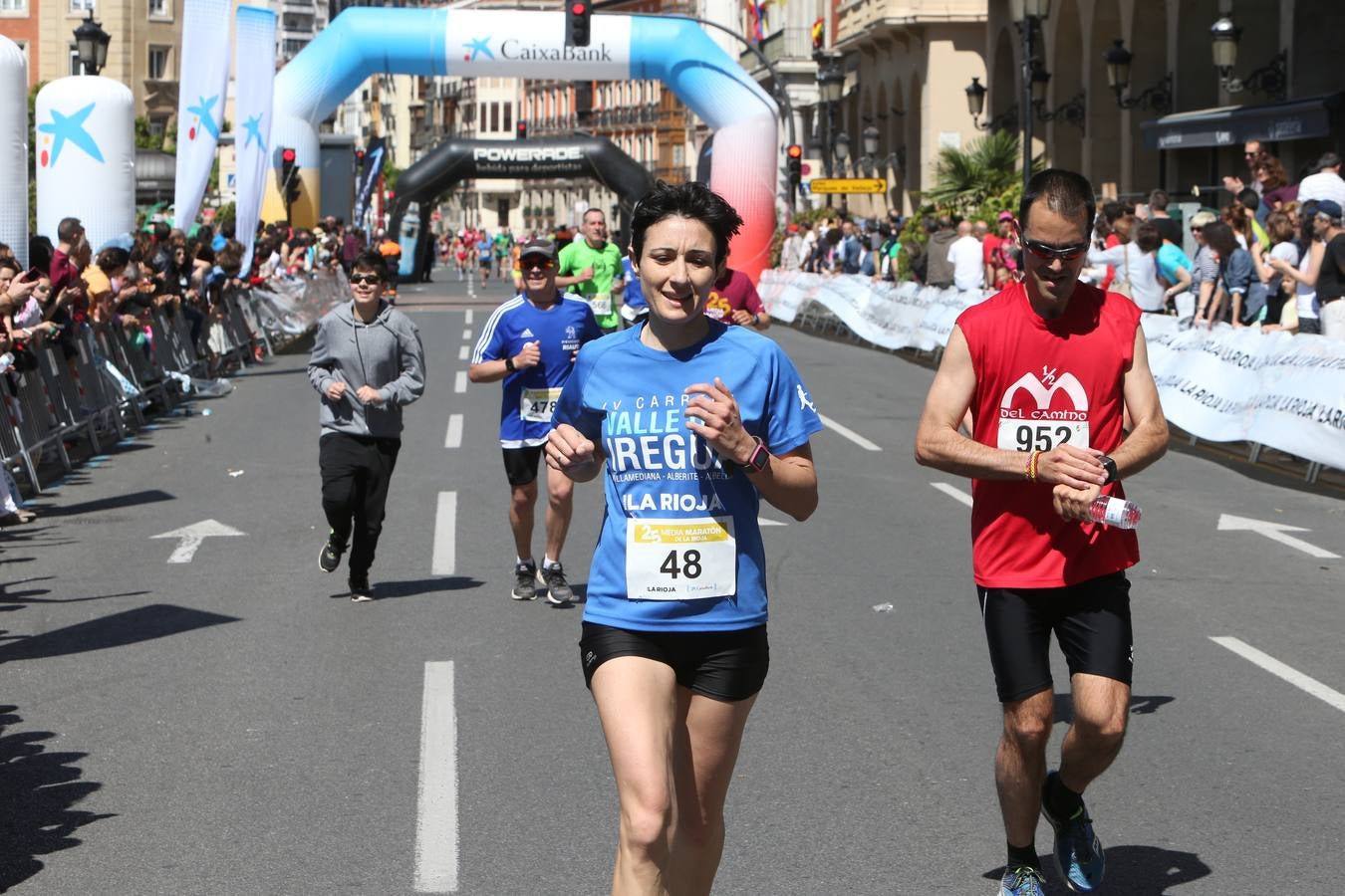 El gran momento de la llegada (v)