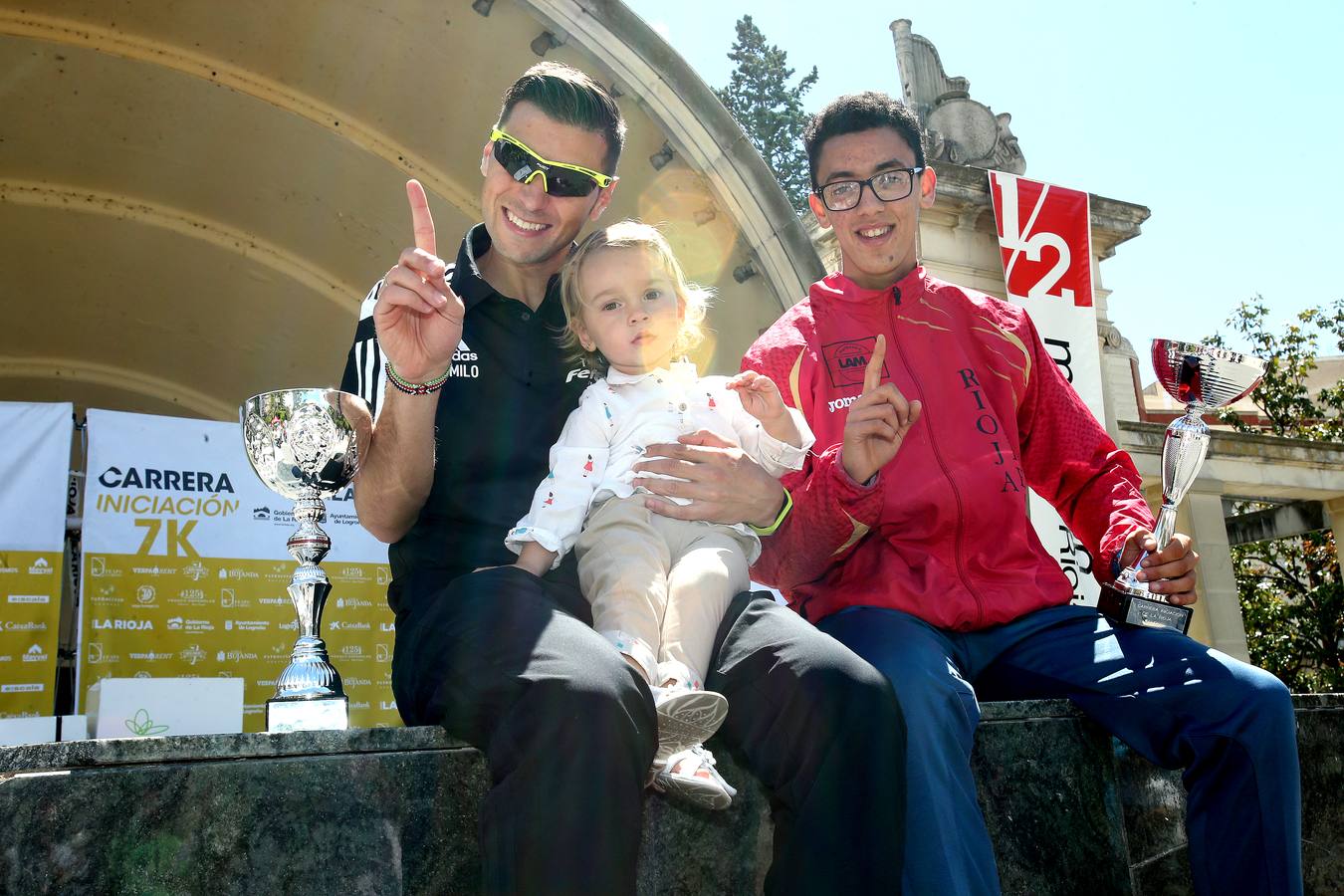 Los premiados de la Media Maratón