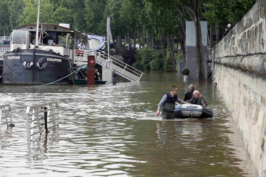 El temporal en Francia deja imágenes impactantes