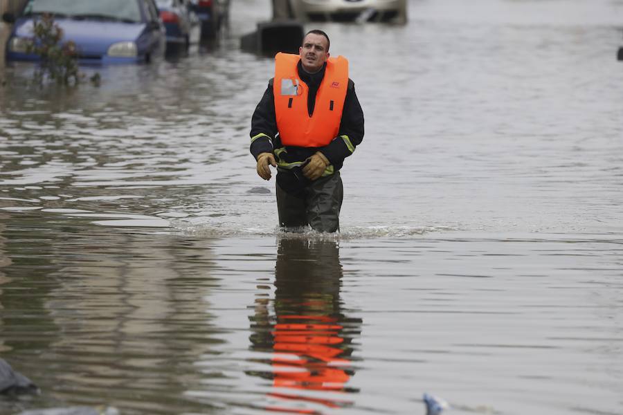 El temporal en Francia deja imágenes impactantes