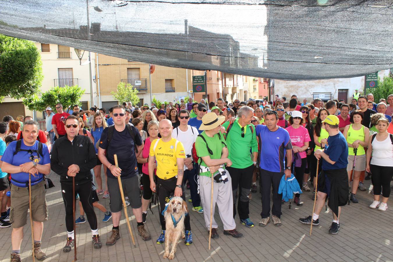 Marcha de Tudelilla por el valle