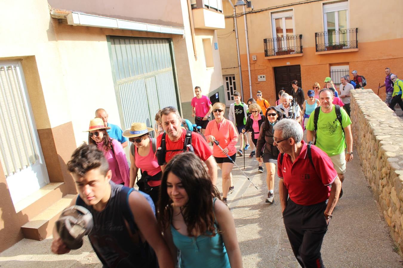 Marcha de Tudelilla por el valle