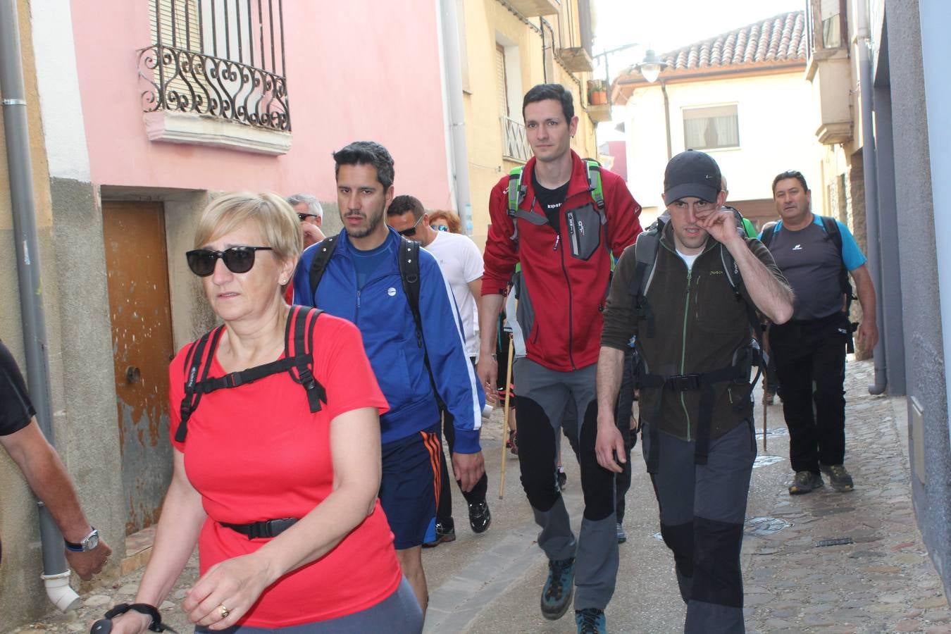 Marcha de Tudelilla por el valle