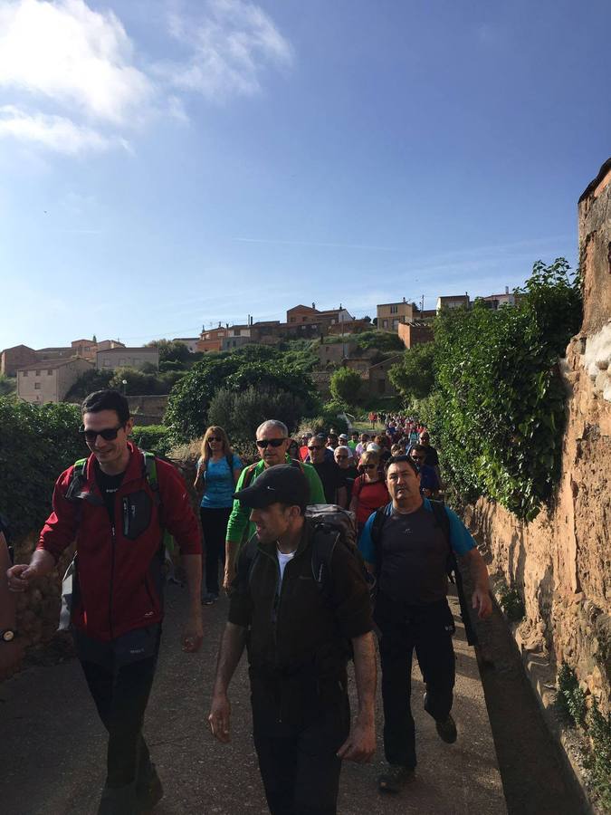 Marcha de Tudelilla por el valle