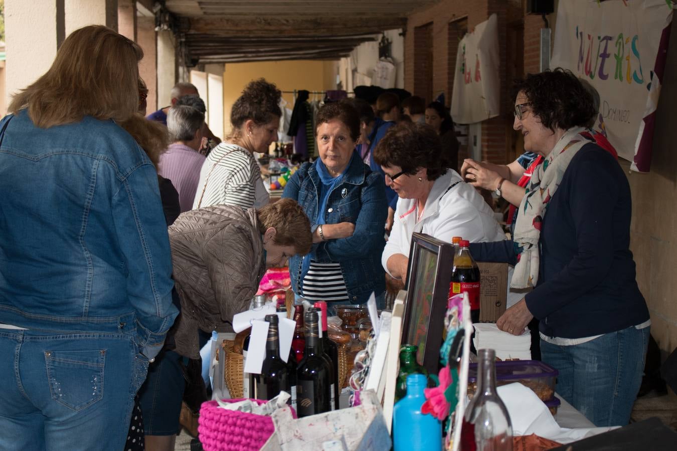 Mercado solidario de Cáritas de La Rioja Alta en Santo Domingo de La Calzada