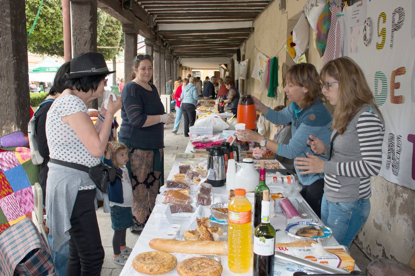 Mercado solidario de Cáritas de La Rioja Alta en Santo Domingo de La Calzada