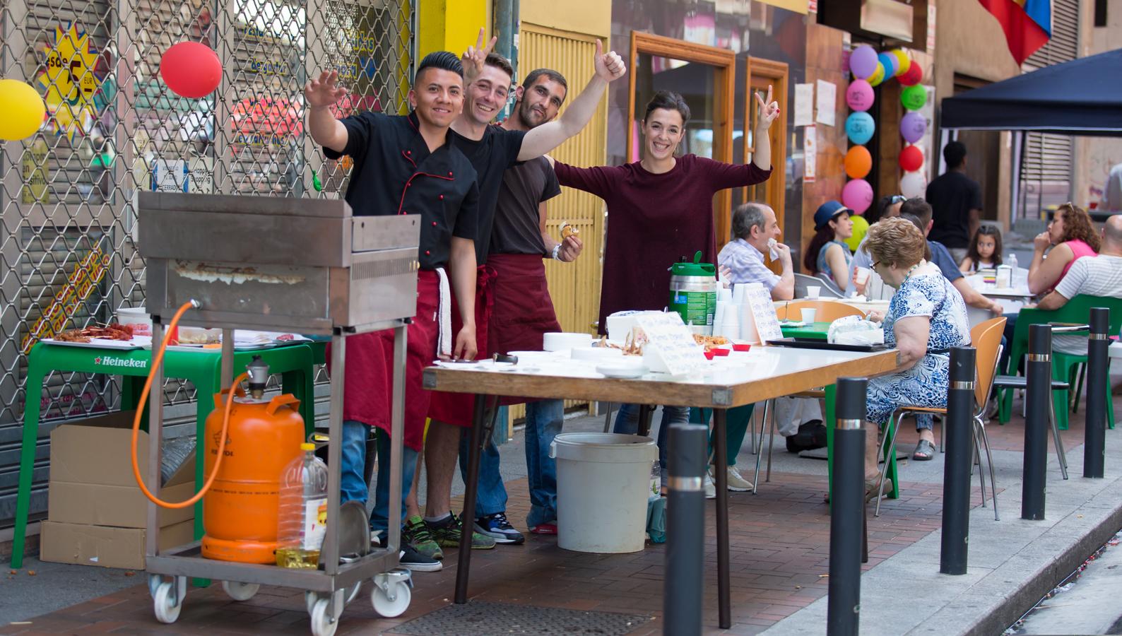 San Bernabé: fiesta en la calle Labradores