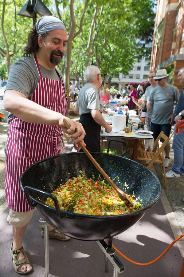 Gastronomía en San Bernabé: salchichón y patatas