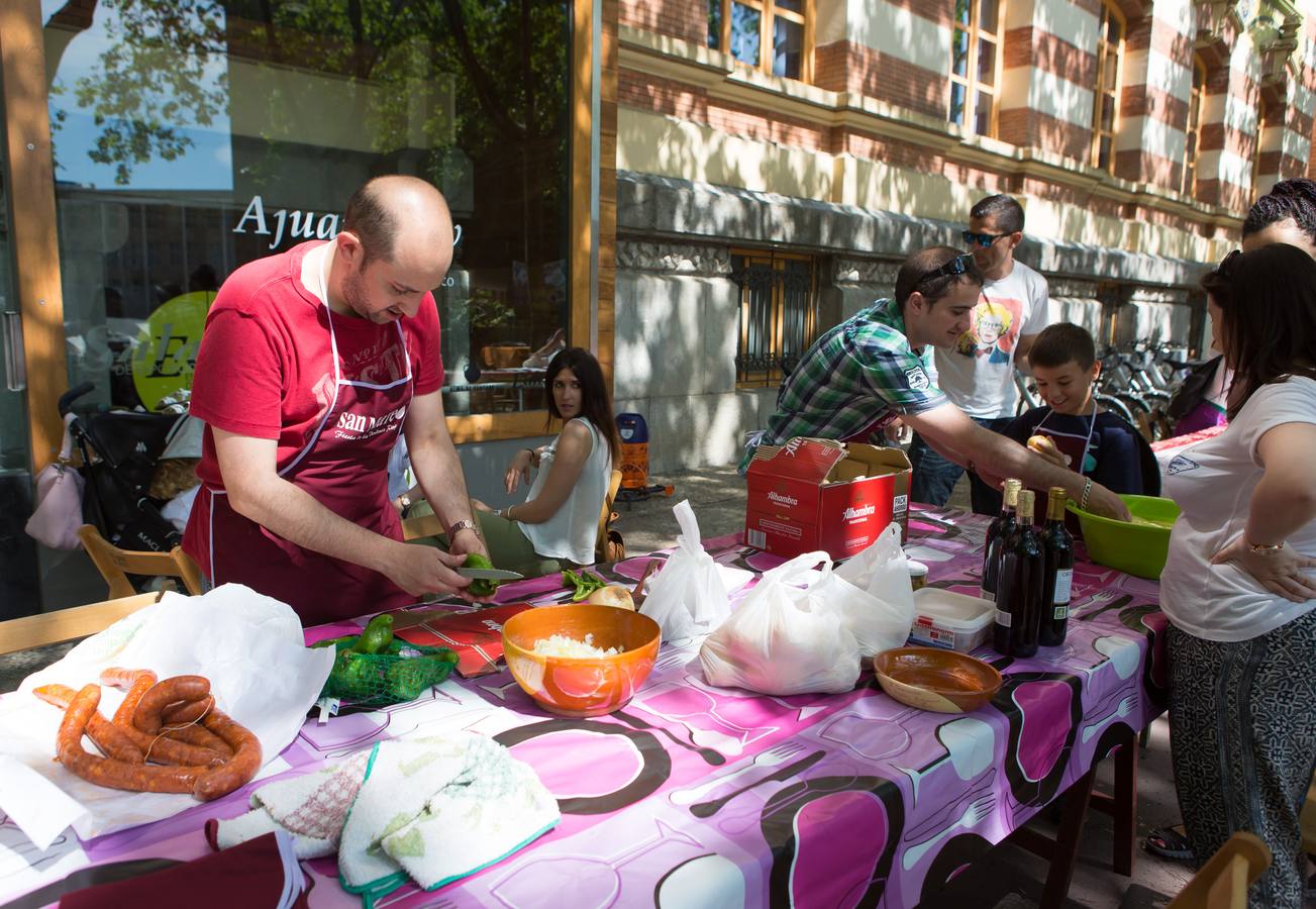 Gastronomía en San Bernabé: salchichón y patatas