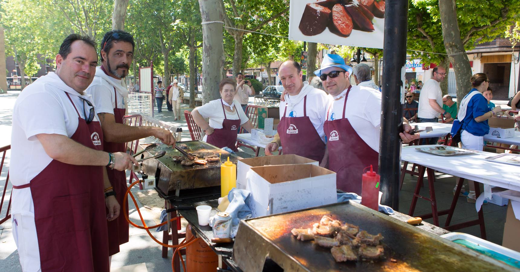 Gastronomía en San Bernabé: salchichón y patatas