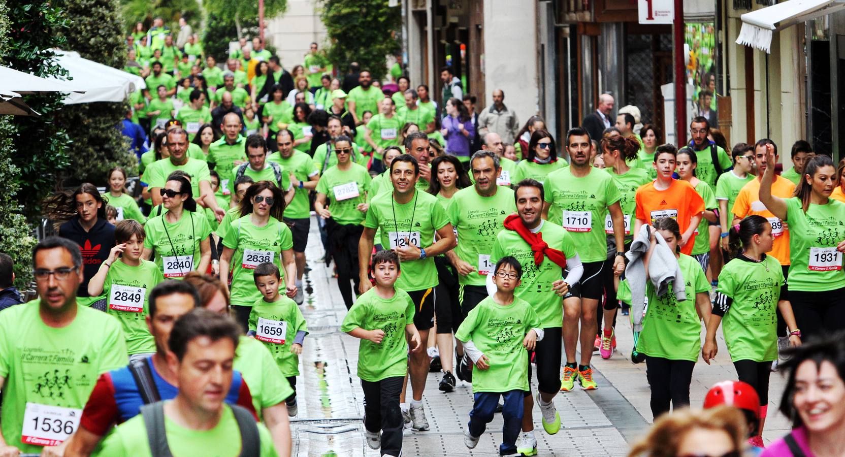 Carrera de la familia en Logroño