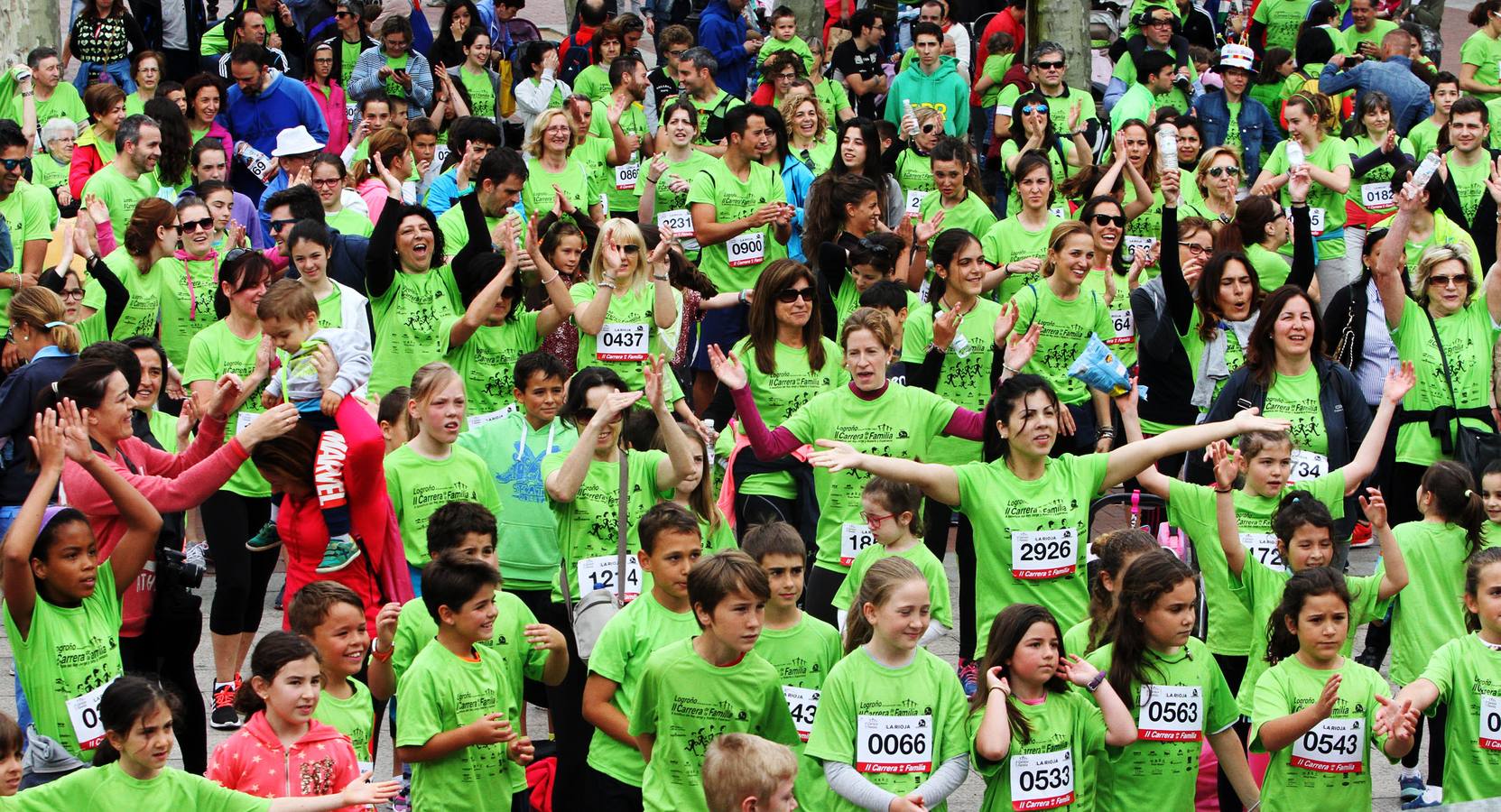 Carrera de la familia en Logroño